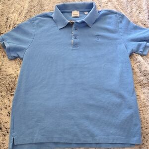 Burberry Light Blue Polo Shirt